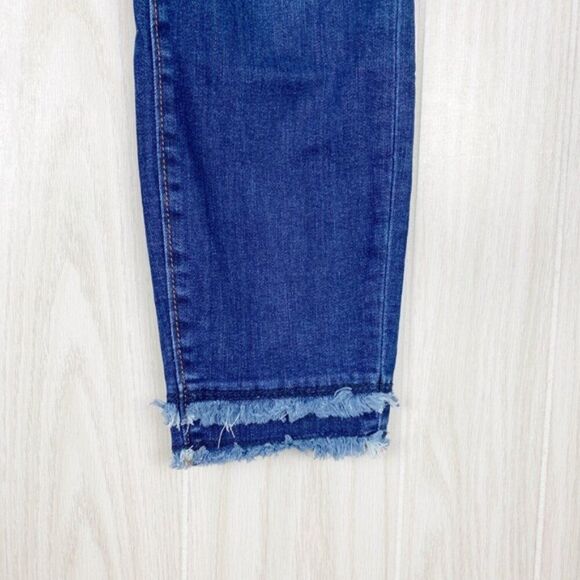 Loft | Curvy Raw Hem Skinny Jeans Size 26 - Picture 5 of 8